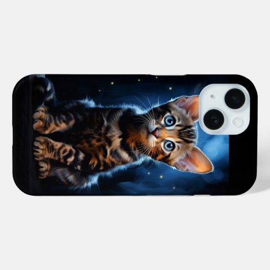 Bengale kat Case-Mate iPhone case (Achterkant (horizontaal))
