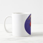 Bengale kat met dumbbels koffiemok (Links)