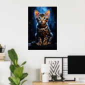 Bengale kat poster (Thuiskantoor)
