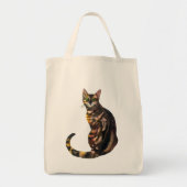 Bengale kat T-Shirt Tote Bag (Voorkant)