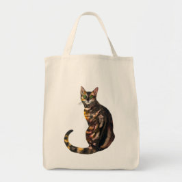 Bengale kat T-Shirt Tote Bag