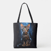 Bengale kat tote bag (Achterkant)