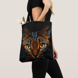 Bengale kat tote bag