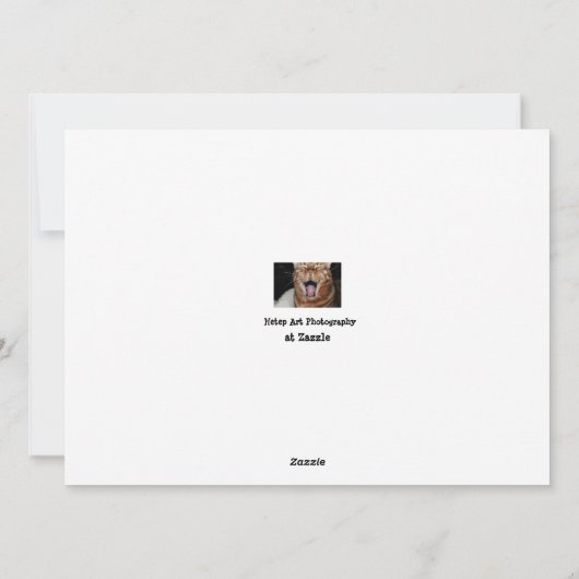 Bengale katten voegen je eigen memoriegroet toe feestdagenkaart (Achterkant)