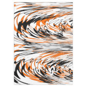 Bengale kleuren, vierkant Oranje en zwart Tafelkleed (Voorkant)