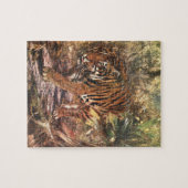 Bengale tijger van CE Swan,  in het wild levende d Legpuzzel (Horizontaal)