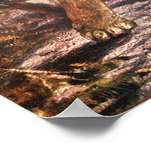 Bengale tijger van CE Swan, in het wild levende d Poster (Hoek)