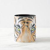 Bengale tijger Waterverf Ink art Mok (Midden)