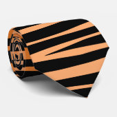 Bengale tijgerstrepen, patronen voor pelsdieren stropdas (Opgerold)