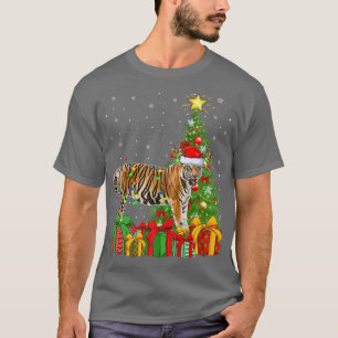 Bengale tijgerverlichting - kerstboom - Santa Beng T-shirt