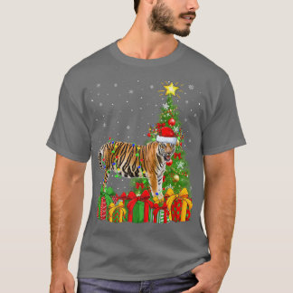 Bengale tijgerverlichting - kerstboom - Santa Beng T-shirt