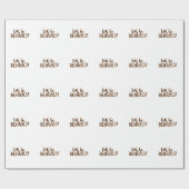 Bengalen afdrukken cadeaupapier (Vlak)