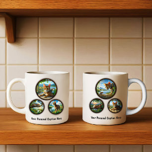 Bengalen Cat 6-Afbeelding koffie Mok ontwerp