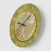 Bengalen gouden munt, lange wandklok (Hoek)