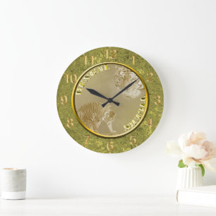 Bengalen gouden munt, lange wandklok