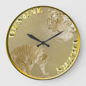 Bengalen gouden munt, wandklok (Voorkant)