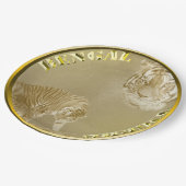 Bengalen gouden munten, Borden papier Papieren Bordje (Gekanteld)