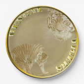 Bengalen gouden munten, Borden papier Papieren Bordje (Voorkant)