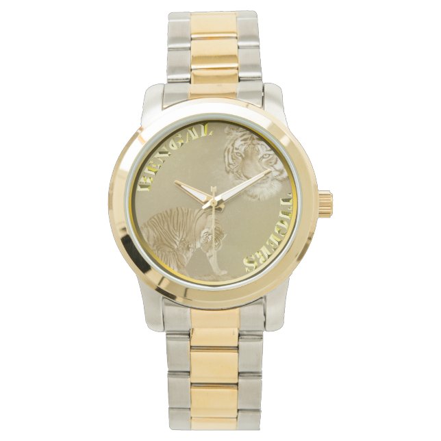 Bengalen gouden munten, Unisex Watch Horloge (Voorkant)