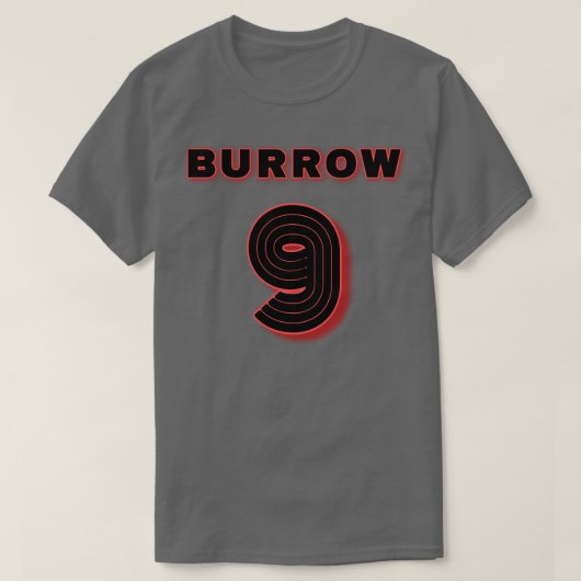 Bengalen Joe Burrow nummer T-shirt (Design voorkant)