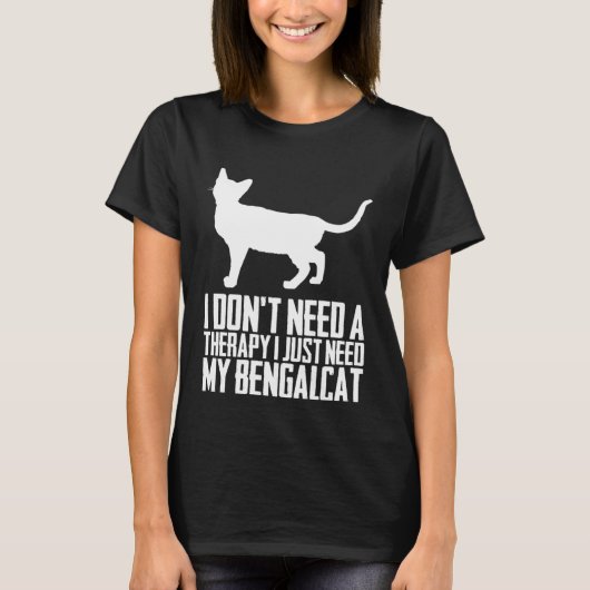 Bengalen kat Bengalen moeder 7 T-shirt (Voorkant)