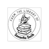 Bengalen kat, boek uit de bibliotheek van rubberstempel (Afrduk)