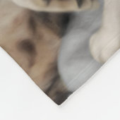 Bengalen Kat Fleece Deken (Hoek)