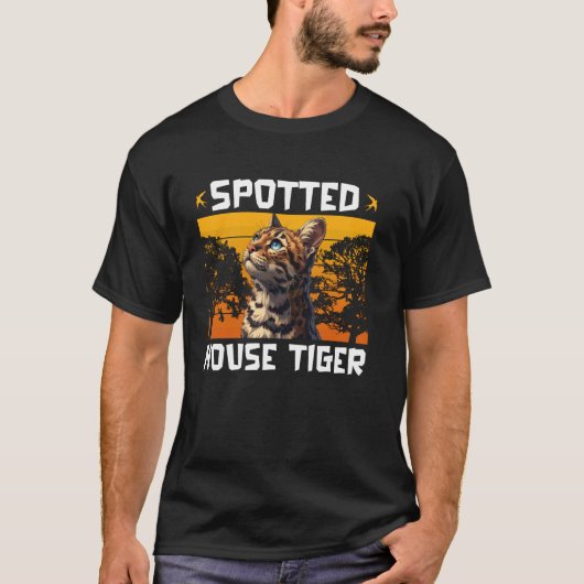 Bengalen Kat GESPOT HUIS TIJGER Grappig Bengalen K T-shirt (Voorkant)