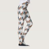 Bengalen Kat in Sneeuw Kerstmis Leggings (Rechts)