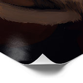 Bengalen Kat met Sinterklaas Feestelijke Kerstmis Perfect Poster (Hoek)