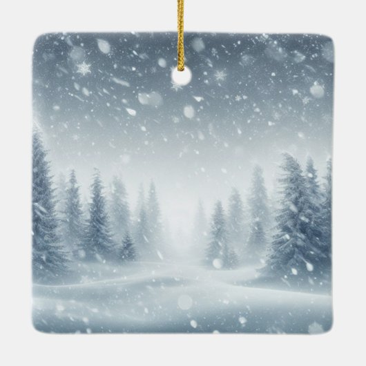 Bengalen Kat Sneeuwachtige Kerstmis Keramisch Ornament (Achterkant)