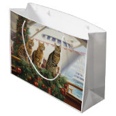 Bengalen Katten Kerst Cruise: Pawsome Holiday Groot Cadeauzakje (Achterkant Gekanteld)
