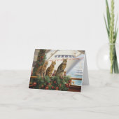 Bengalen Katten Kerst Cruise: Pawsome Holiday Kaart (Voorkant)