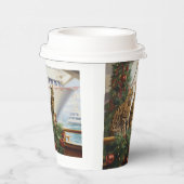 Bengalen Katten Kerst Cruise: Pawsome Holiday Papieren Bekers (Rechts)