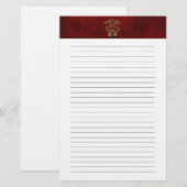 Bengalen kattenras gevoerd briefpapier (Voorkant / Achterkant)