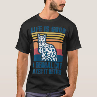 Bengalen met Mannen Vruchten Vrouwen Kat mam Pap B T-shirt