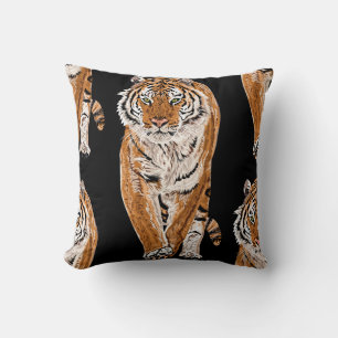 Bengalen tijger schets: dierenprint kussen