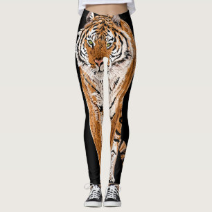 Bengalen tijger schets: dierenprint leggings