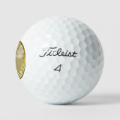 Bengalen tijgers gouden munt, golfballen (Logo)