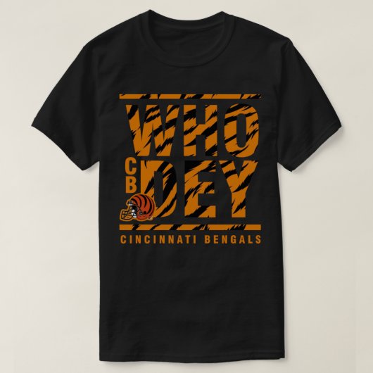 Bengalen TShirtWho Dey Bengals T-shirt (Design voorkant)