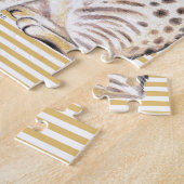 Bengalen van katten legpuzzel (Zijkant)