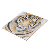 Bengalen Waterverf kunst Tegeltje (Zijkant)