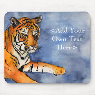 Bengalen Waterverf Tiger schilderen Mousepad Muismat