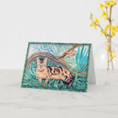 Bengalen Wenskaarten Kaart (Gele Bloem)