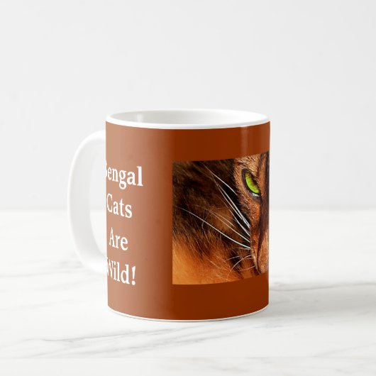 Bengalen zijn wild! koffiemok (Voorkant links)
