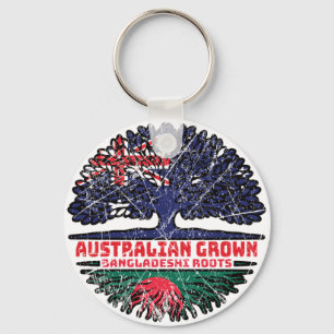 Bengalese Australische Australiëboom Sleutelhanger