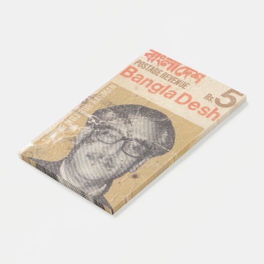 Bengalese poststempel post-it® notes (Schuin)