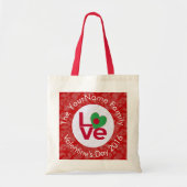 Bengalese vlag Rode letters HOUDEN wit op rood Tote Bag (Voorkant)