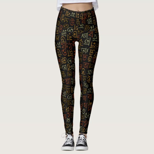 Bengalfabet Leggings (Voorkant)