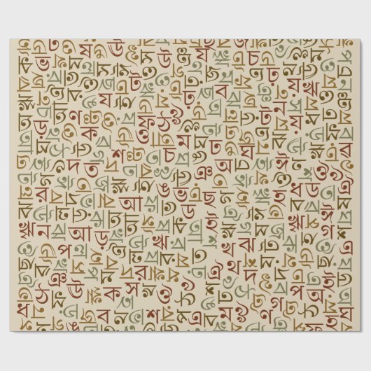 Bengali Cadeaupapier (Vlak)